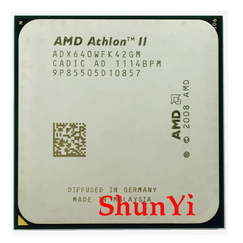 

AMD Athlon II X4 640 3.0 GHz Quad-Core CPU Processor ADX640WFK42GM Socket AM3