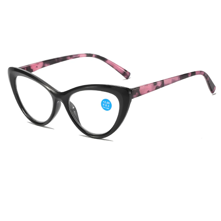 Новые модные очки для чтения кошачий глаз женские и мужские с защитой от синего