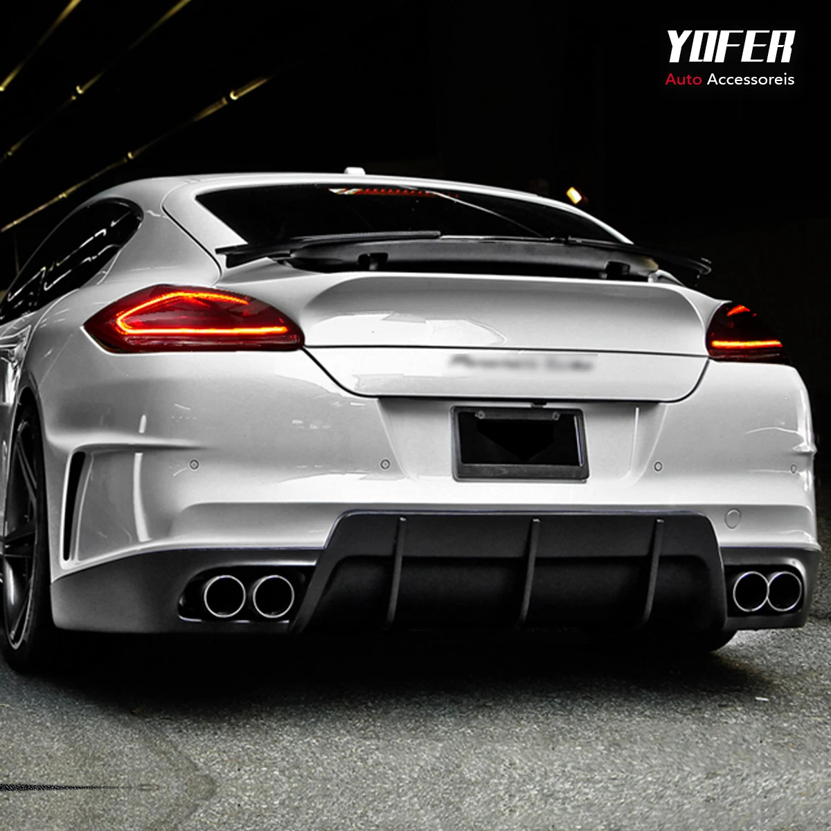 Автомобильные задние фонари YOFER для Porsche Panamera 970.1 2010-2013 светодиодные дневные