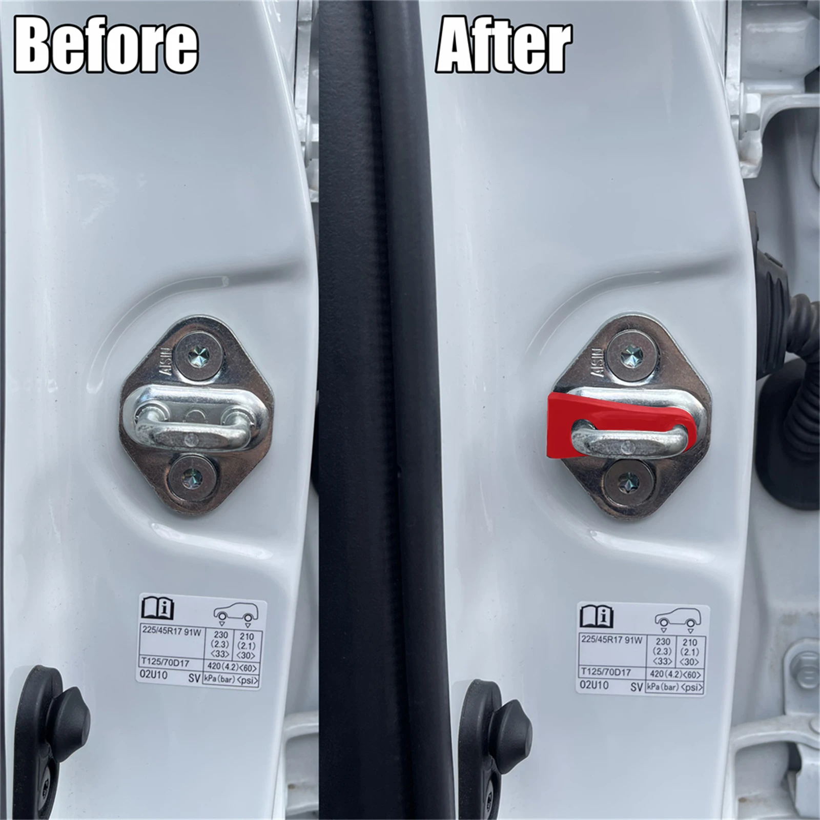 Амортизатор дверного замка для Toyota Camry Corolla RAV4 Prius Land Cruiser Prado