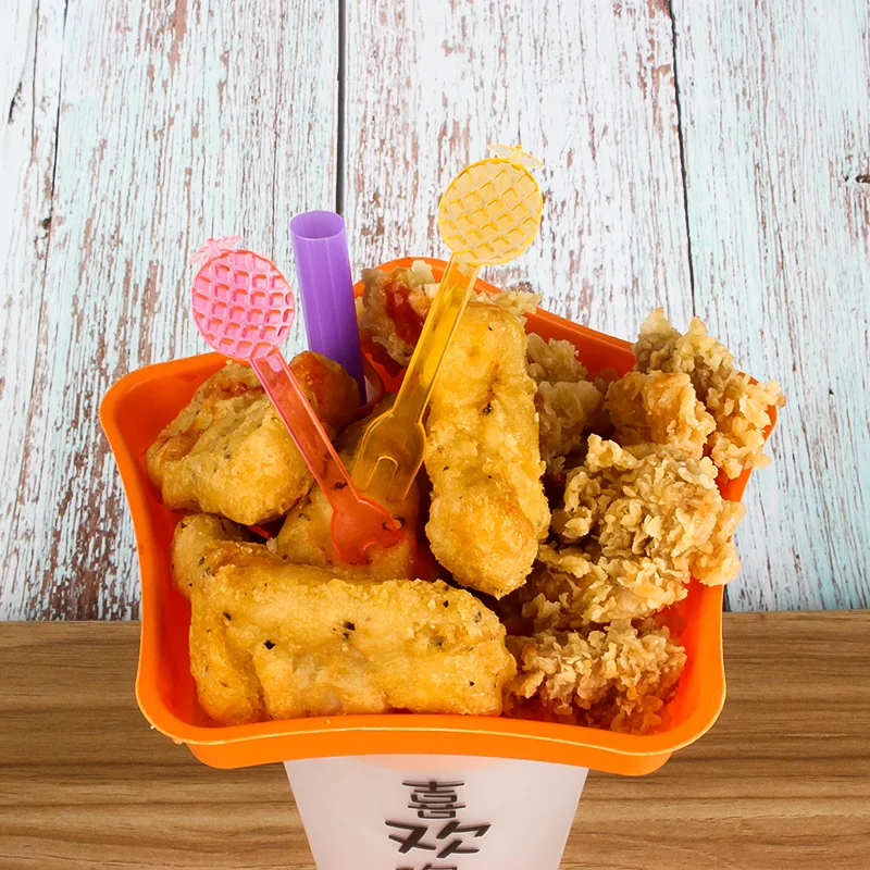 

50pcs High quality creative fruit salad snack drinking milk tea juice packaging cup wedding birthday party food dessert cups