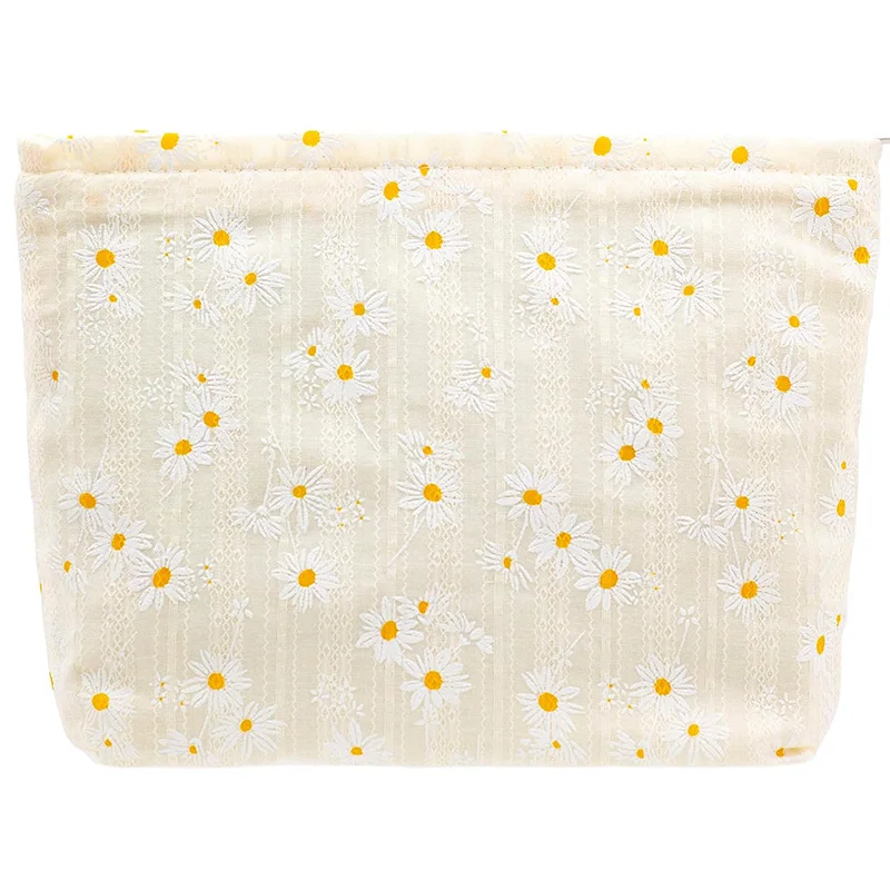 AYGYF002 Цветочная косметичка большой женский кошелек дорожный холщовый органайзер