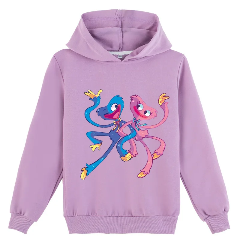 

Kids Poppy Playtime Hoodie Kids Horror Clothes Harajuku Boys Game Huggy Wuggy Sweatshirt Toddler Girls Long Sleeve Fall Clothes