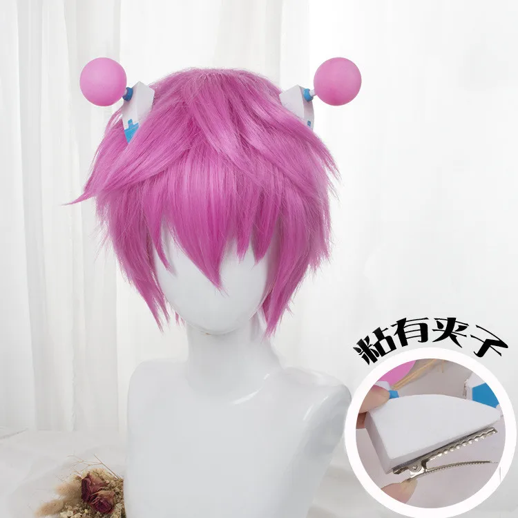 

The Disastrous Life of Saiki K Cosplay Pink Wig Cosplay Saiki Kusuo Cosplay Wig Anime Cosplay Wig Heat Resistant Synthetic Wigs