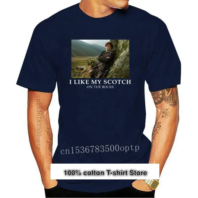 

Camiseta de talla grande de Outlander On the Rocks, новый продукт популярной серии Tv Vintage con cita