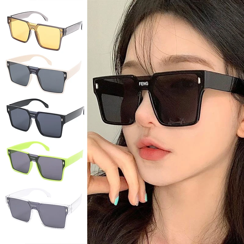

Polaroid Sunglasses Unisex Square Vintage Sun Glasses Casual Colors Big Frame Sunglases Polarized Retro Eyeglasses for Women Men