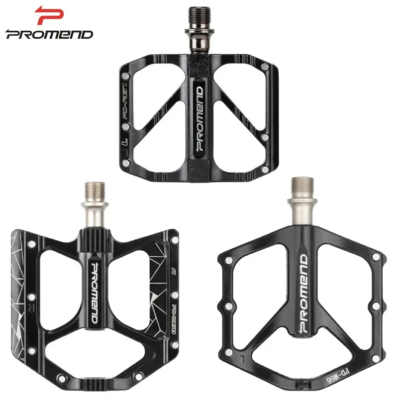 

PROMEND MTB Road Bike Ultra Light Pedal 9/16 Flat Non-slip Lubrication 3 Palin Bearing Pedals Mountain parts Accessories