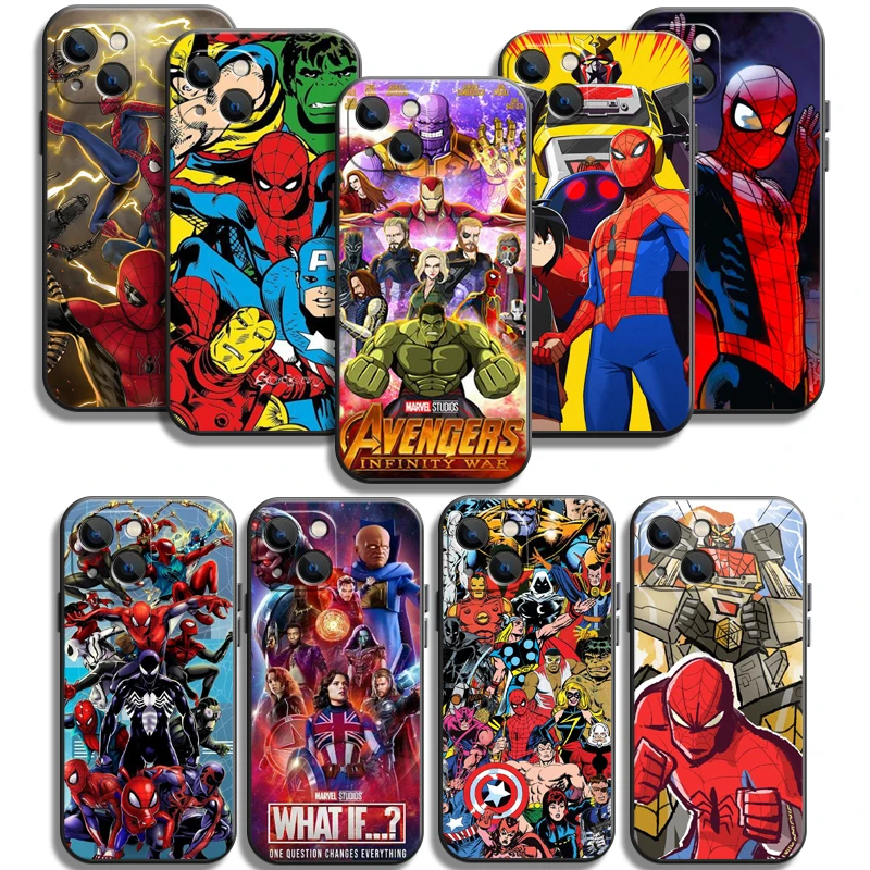 

Marvel Avengers Phone Cases For iPhone 7 8 SE2020 7 8 Plus 6 6s 6 6s Plus X XR XS MAX Soft TPU Funda Carcasa