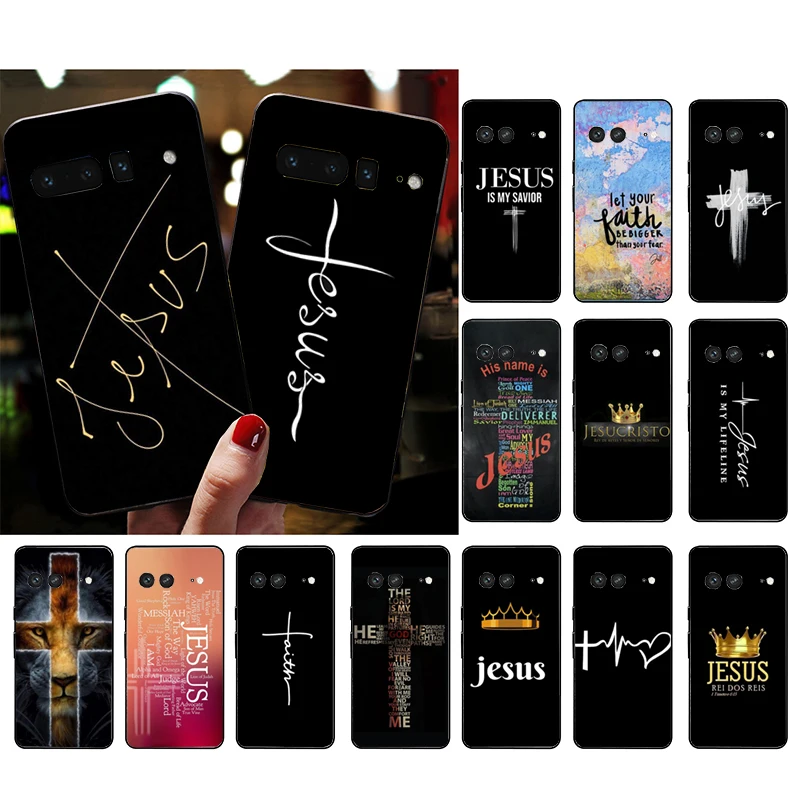 

Phone Case for Google Pixel 7 Pro 7 6A 6 Pro 5A 4A 3A Pixel 4 XL Pixel 5 6 4 3 XL 3A XL 2 XL Jesus Case