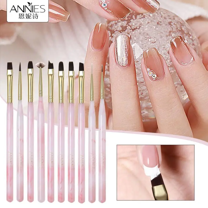 

Инструменты для маникюра для рисования, кисть для французского маникюра, набор кистей для рисования с французскими полосками и линиями, кисть для ногтевого дизайна, лайнер