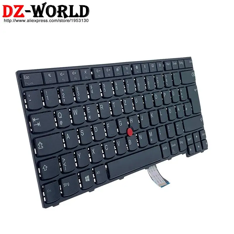 Немецкая клавиатура для ноутбука Lenovo Thinkpad E450 E450C E455 E460 E465 E470 E475 04X6113 04X6193 04X6153 01AX012