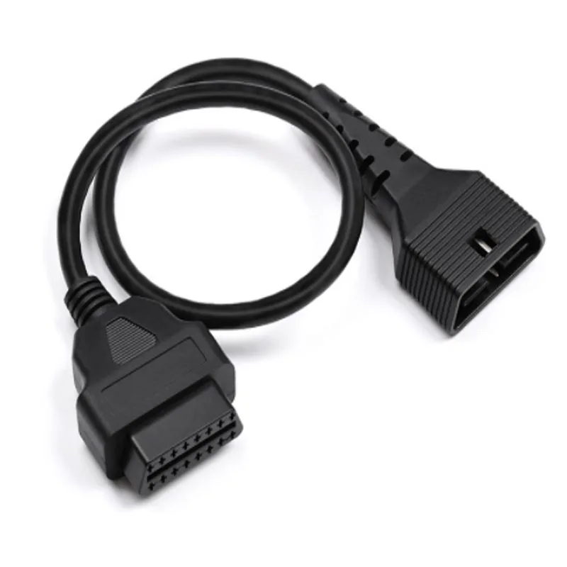 Новейший Удлинительный кабель OBD2 100 см 16 контактов Диагностический