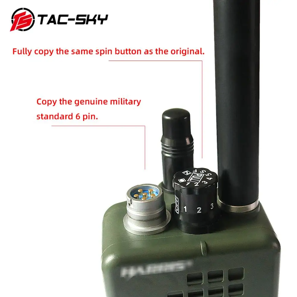 TAC-SKY AN/PRC 152 152A Военное радио Walkie-Talkie Модель Виртуальной трансляционной коробки Шасси Harris 152a on.