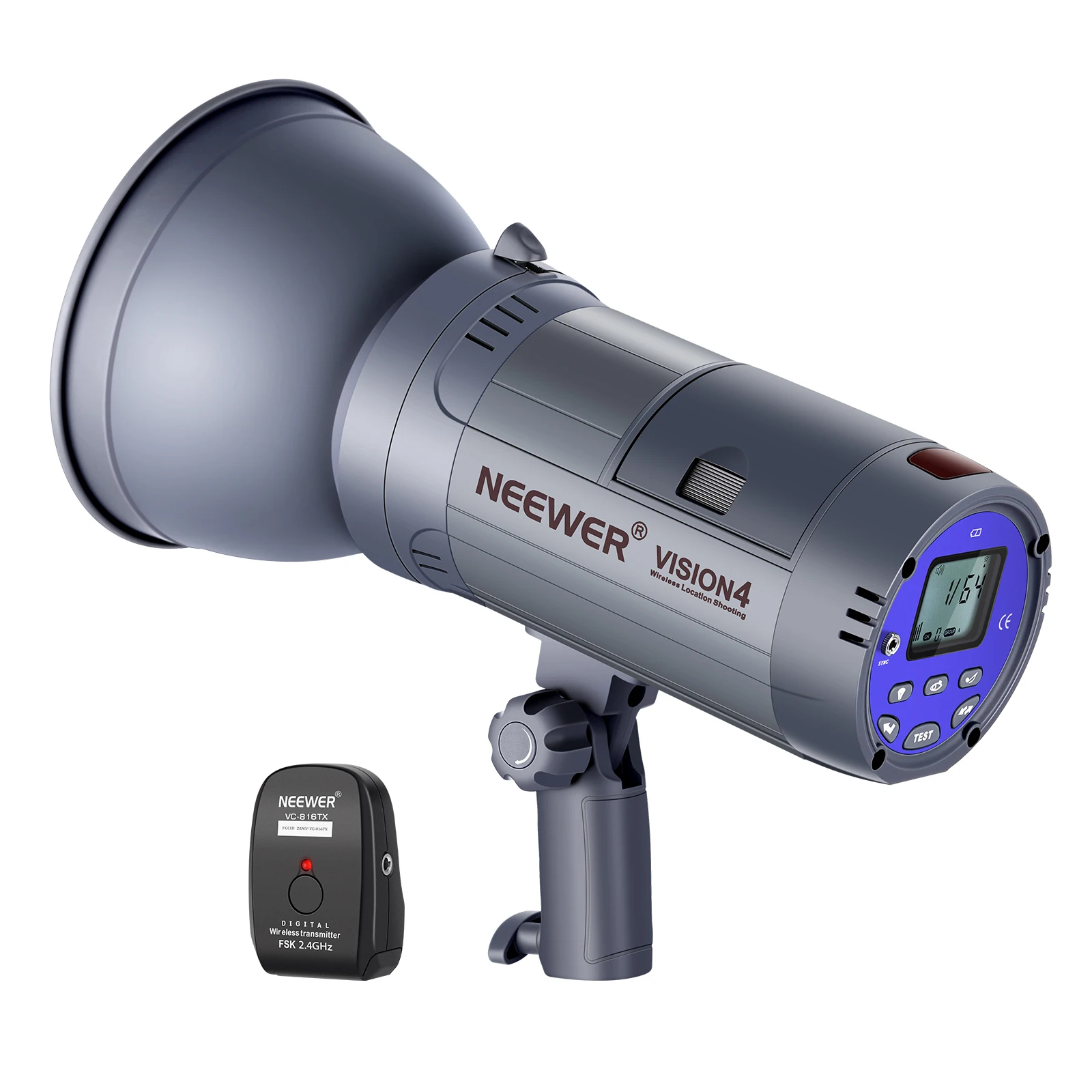 Вспышка-Стробоскоп Neewer Vision 4 300 Вт для студийной съемки на улице с питанием от
