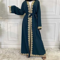 robe middle east muslim fashion embroidered robe turkish casual cardigan islamic long dress 2022 new kaftan abayas moroccan