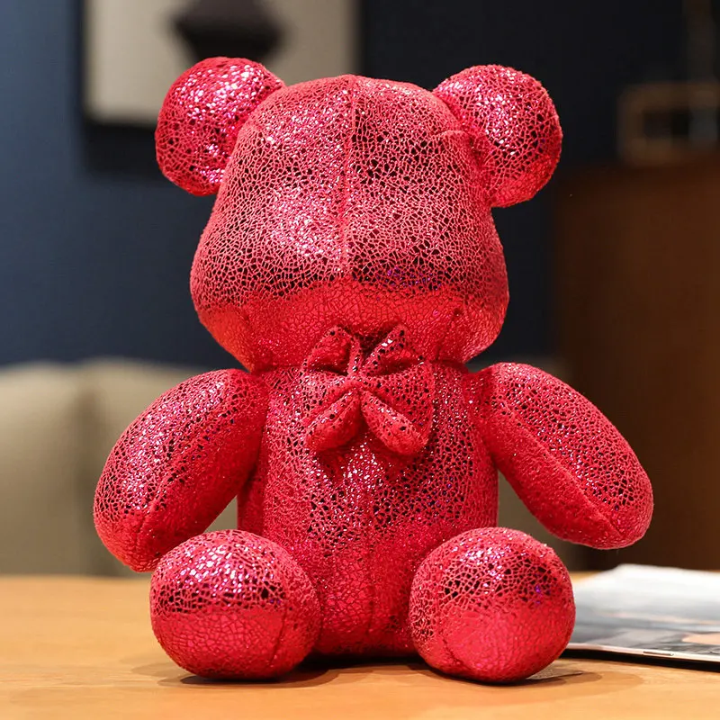 

11/22cm Kawaii Standing teddy bear plushteddy Bear Plush Stuffed TOY , Soft Figure DOLL , Key Chain Design Pendant Charm TOY