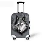 Защитный чехол для чемодана Nopersonality с животным принтом волка лисы слона водонепроницаемый пылезащитный чехол для чемодана 18-32 дюйма чехлы на колесиках