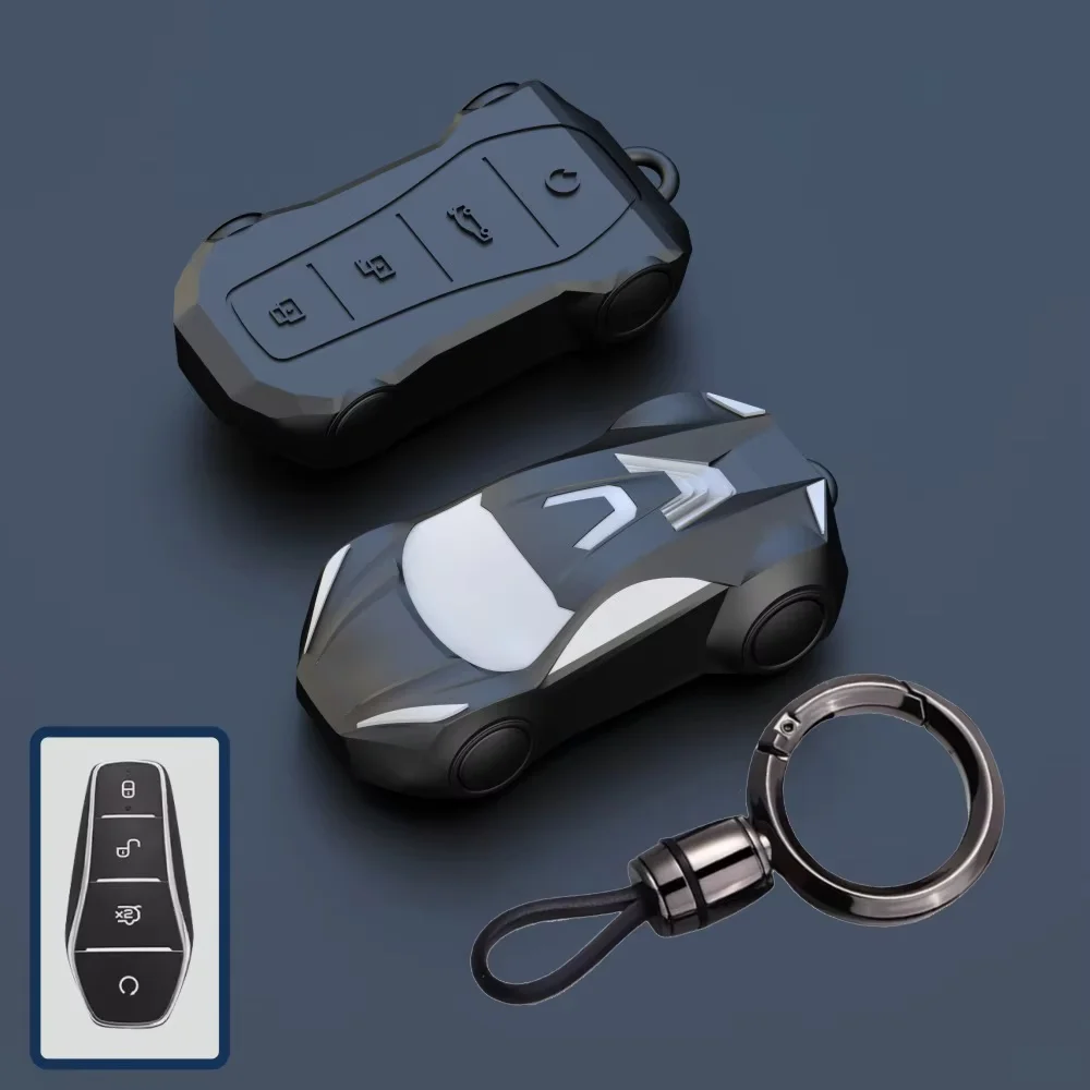 

Силиконовый автомобильный Стайлинг для BYD Atto 3 Han EV Dolphin Song PRO Max Tang DM Yuan Dolphin E2 Qin PLUS, чехол для дистанционного ключа автомобиля, брелок