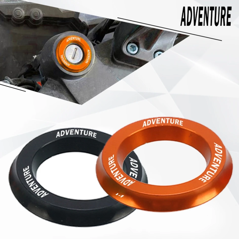 

For 790 890 950 990 1050 1190 390 ADVENTURE R S Motorcycle Accessories CNC Aluminum Ignition Switch Cover Ring 1290 Super ADV