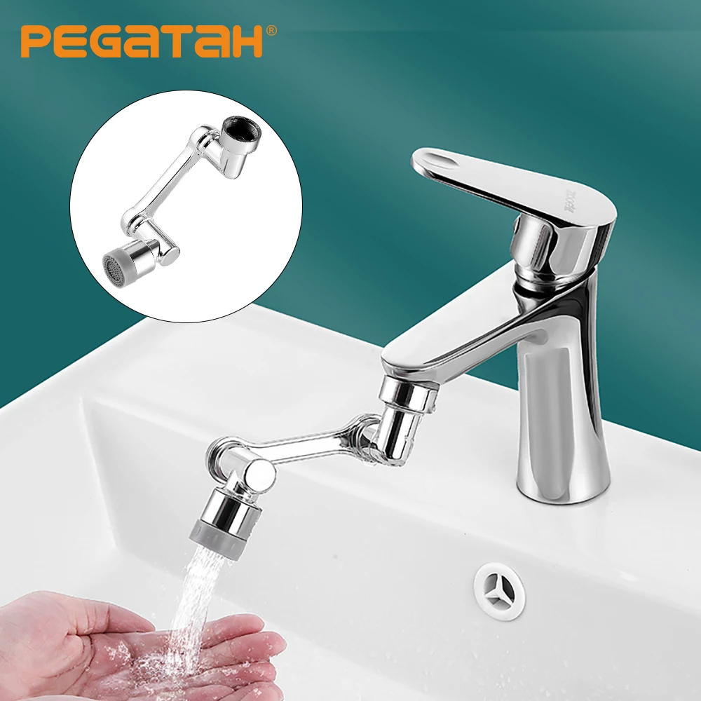 

Faucet Extender 1080 Degree Swivel Faucet Aerator Rotating Splash Filter Faucet 2 Water Outlet Modes Saving Water Sprayer