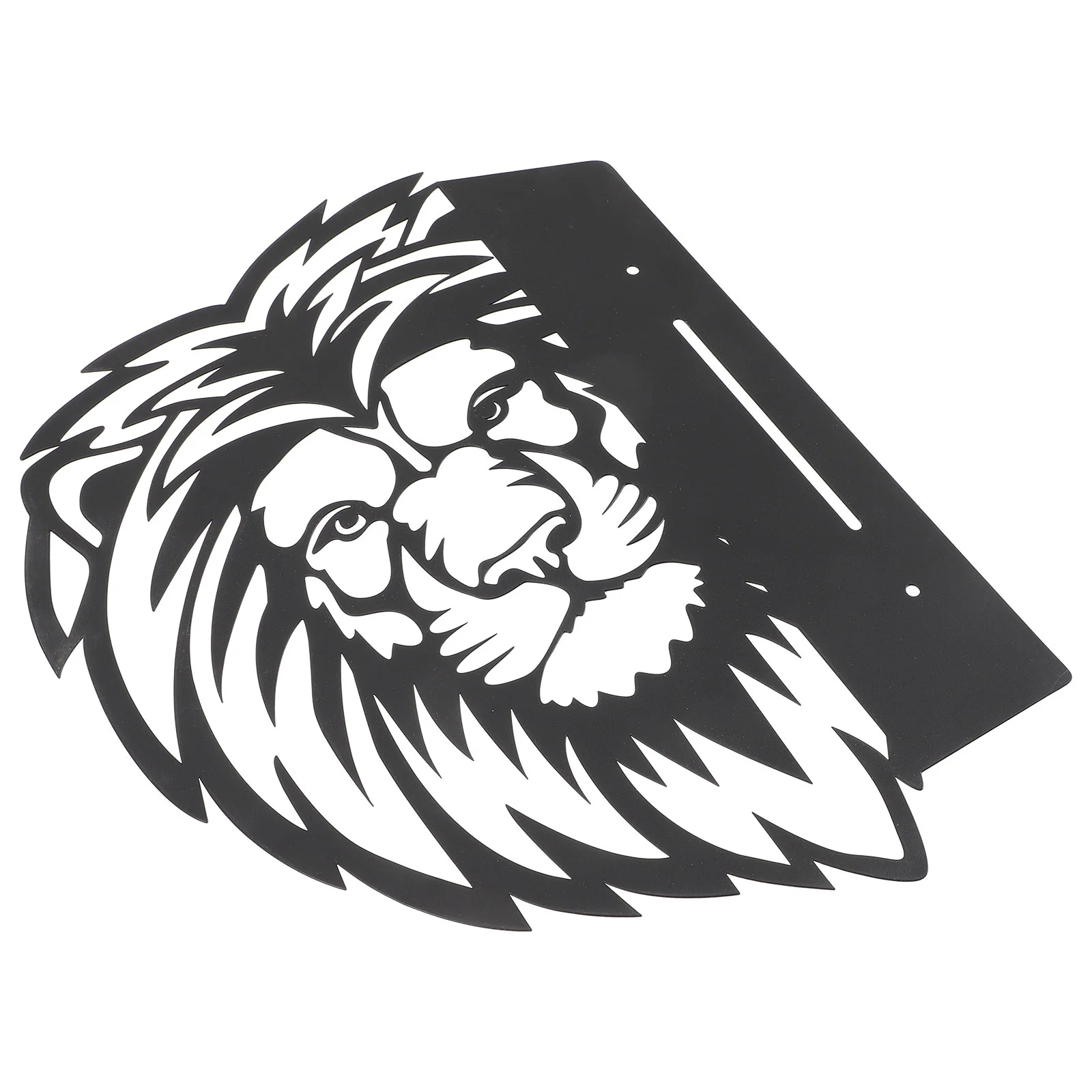 

Courtyard Lion wall Silhouette Lawn Garden Wall Lion Pendant 3D Decoration Wall Hanging Craft
