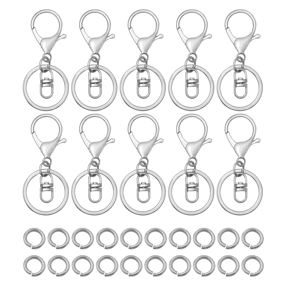

Lobster Clasp Key Keychain Ring Swivel Snap Lanyard Claw Clips Holder Hook Hooks Rings Buckle Chainclip Keychains Diy Chains