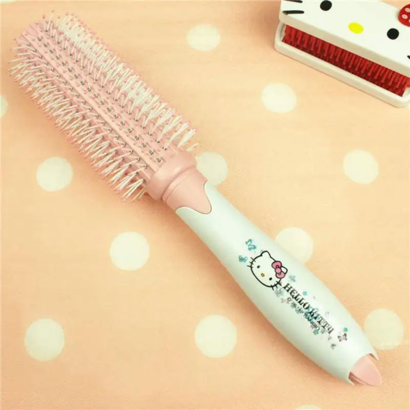 

Kawaii Sanrio Cartoon Curly Hair Comb Kitten Portable Hair Styling Comb Multi Functional Comb with Clip Creative Birthday Gifts