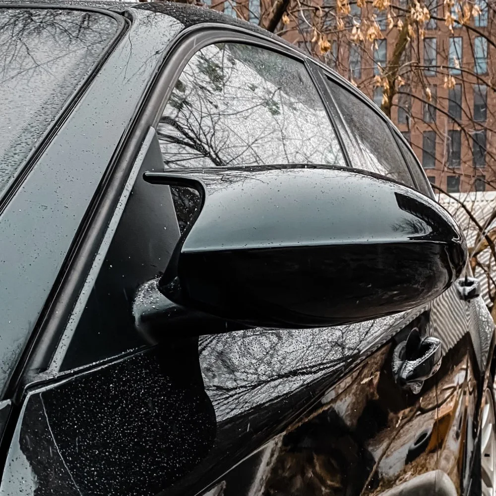 

2 шт./компл. защитная рамка бокового крыла для BMW 1 3 серии E81 E82 E87 E90 E92, задняя зеркальная крышка