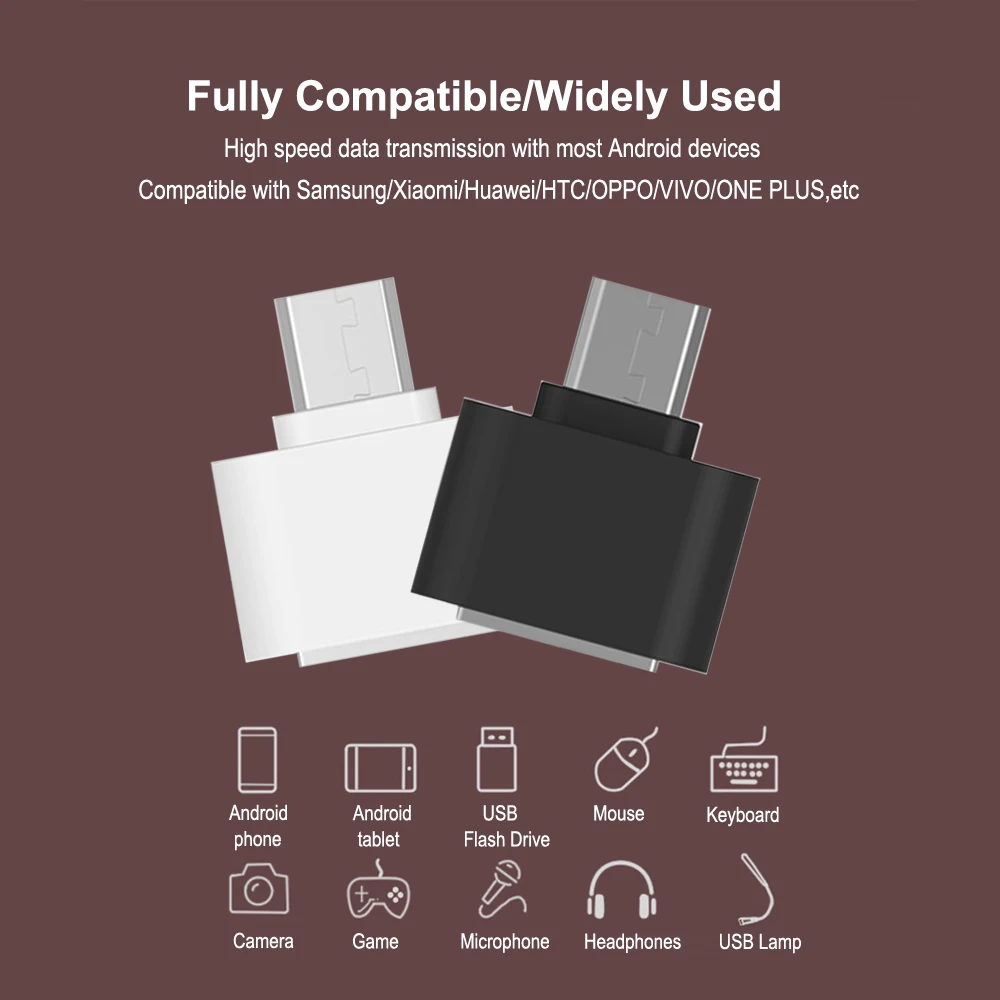 Переходник PHOMAX OTG с USB на Micro для планшетного ПК мыши клавиатуры камеры