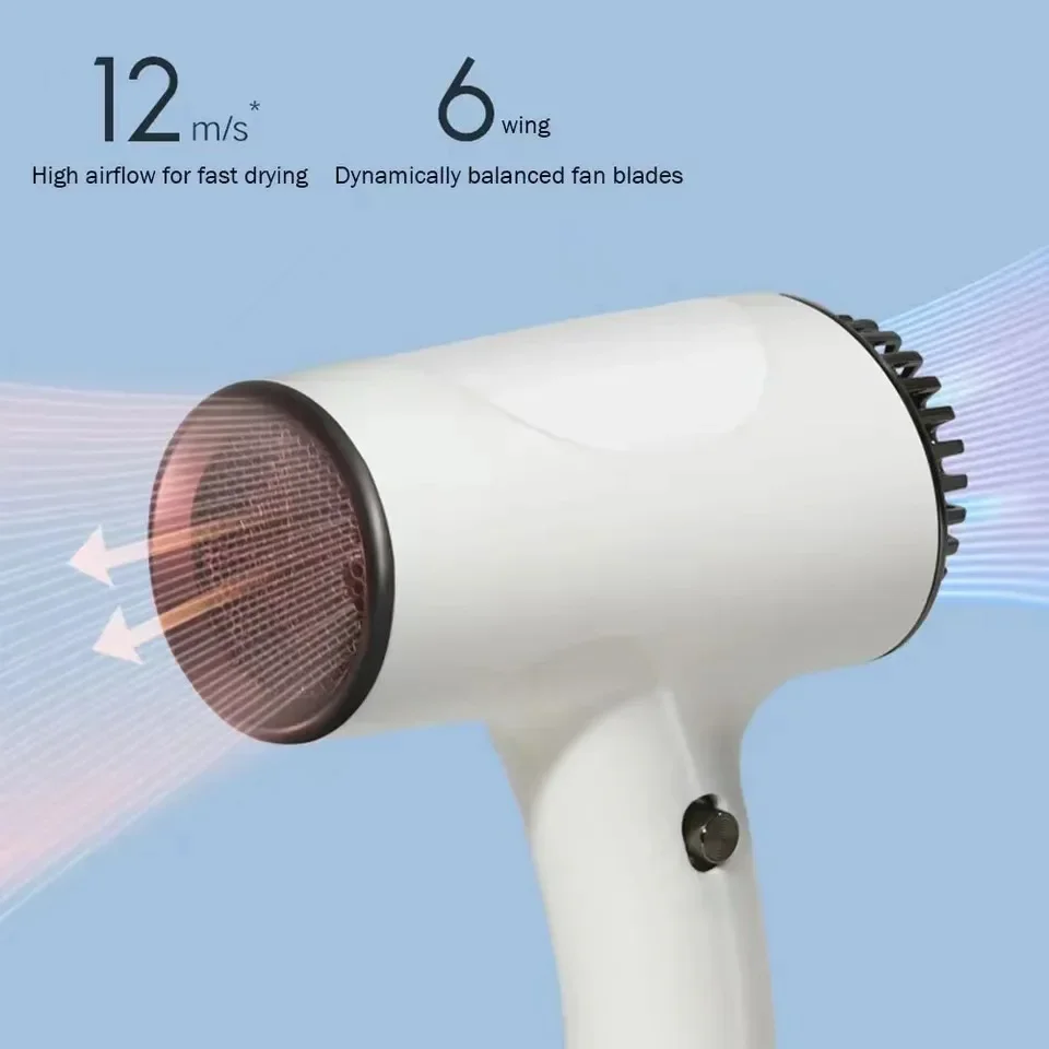 Профессиональный беспроводной фен для дома и путешествий Быстросохнущий ручной