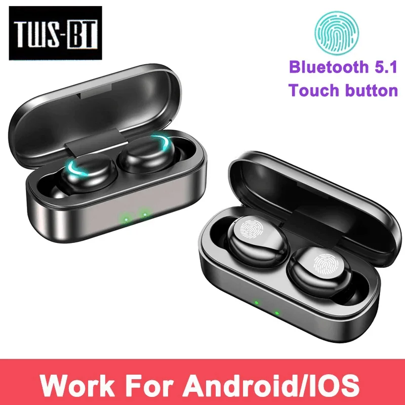 

TWS-Наушники Mini F9 S9 с поддержкой Bluetooth и зарядным футляром