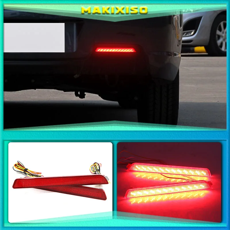 

Rear Foglight Lamp Garnish Reflector Bumper Fog Lamp For Mazda For Axela Mazda3 2004 2005 2006 2007 2008 2009