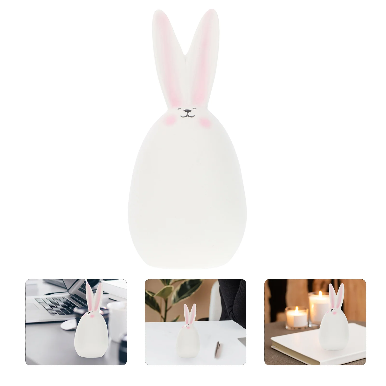 

Cake Decorating Easter Cake Cupcake Topper Nativity Toys Kids Easter Party Favor Cupcake Ornament Ceramic Rabbit Figurine Crafts