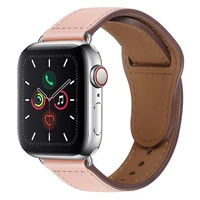 leather strap for apple watch band 44mm40mm 42mm38mm pulseira watchband iwatch band bracelet apple watch 5 3 se 6 7 45mm 41mm