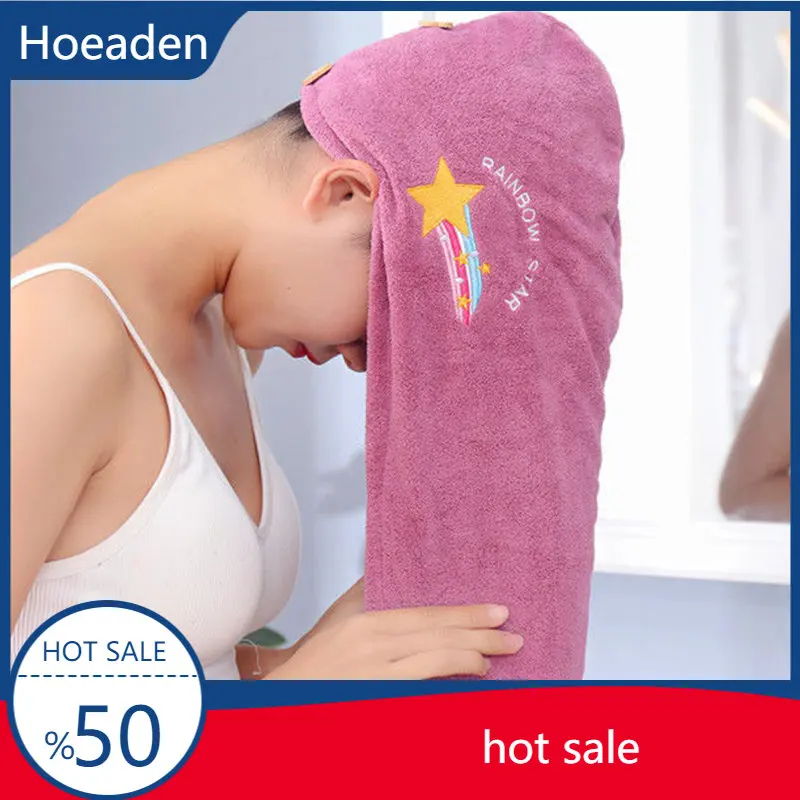 

Women Girl's Magic Microfiber Shower Cap Towel Bath Hats for Women Dry Hair Cap Quick Drying Soft for Lady Turban Head