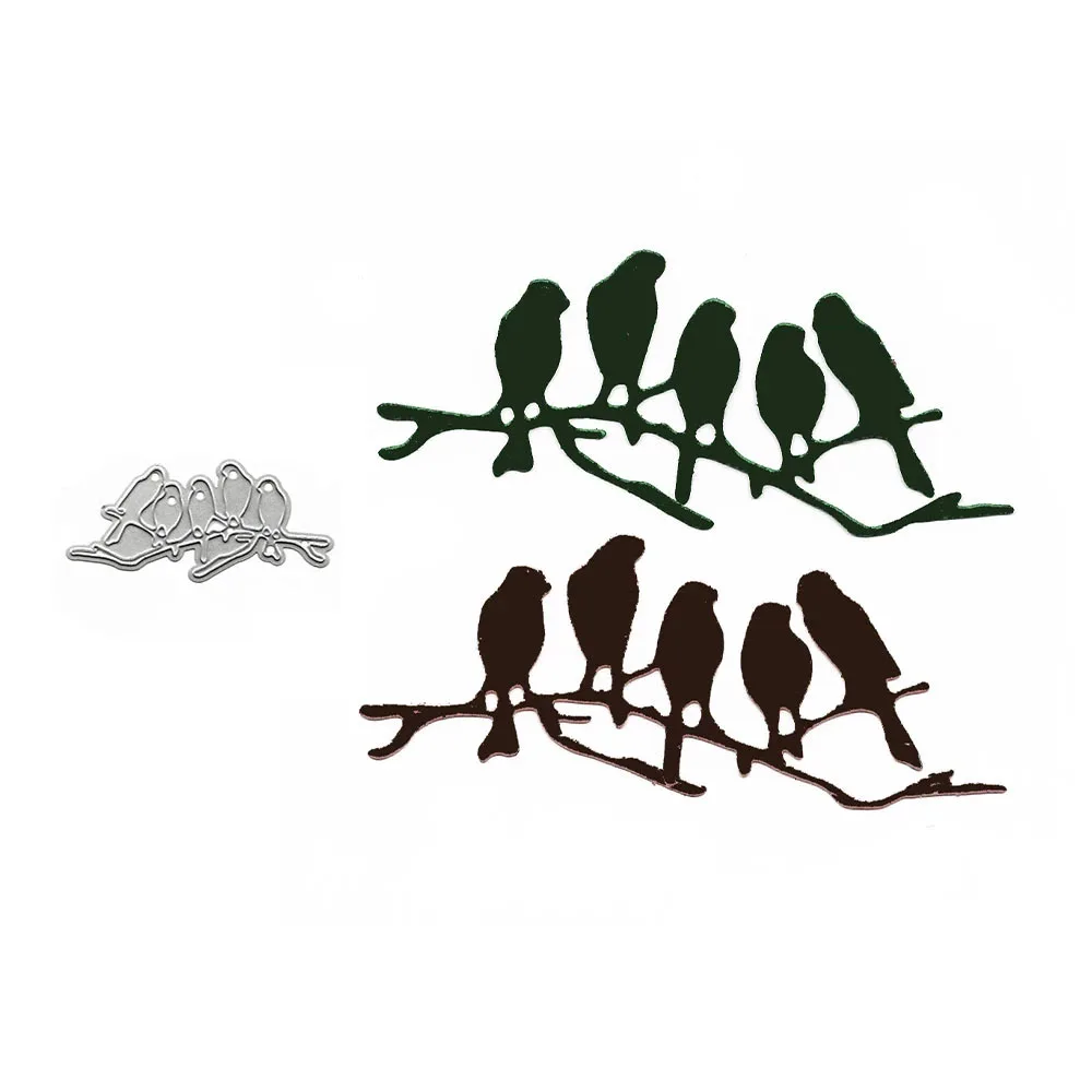 

Flock Of Happy Birds Metal Cutting Dies For DIY Scrapbook Cutting Die Paper Cards Embossed Decorative Craft Die Cut New