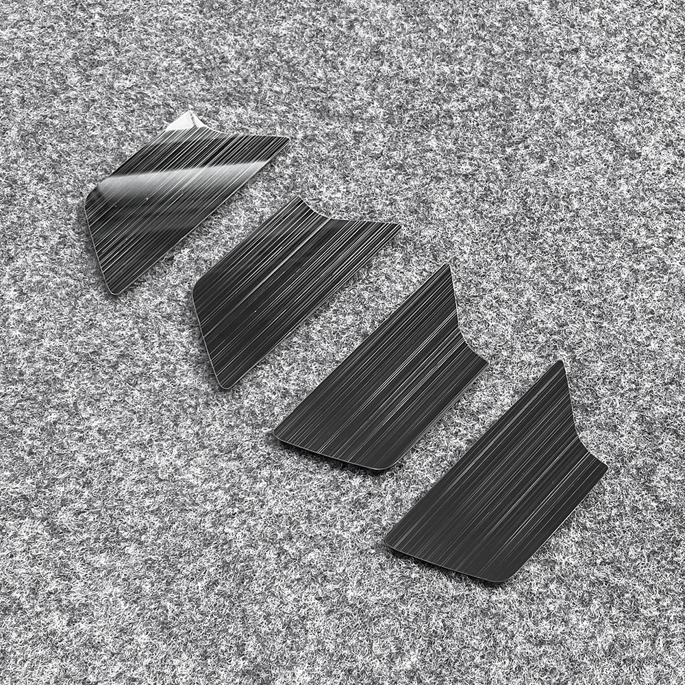 

Черные металлические наклейки с защитой от царапин для Ford Focus Escape Maverick Bronco sport, спортивные аксессуары