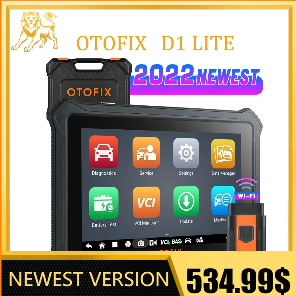 

Autel OTOFIX D1 Lite OBD2 Scanner Car Diagnostic Tablets Tool Automotive with Read/Clear Code, Live Data, Graph Module PK MK808