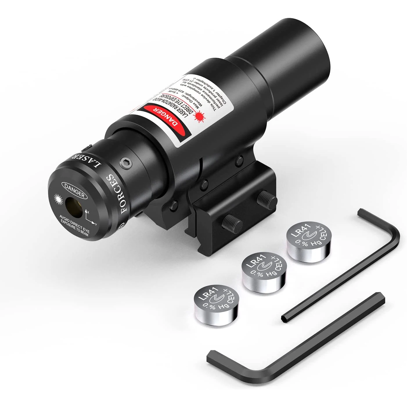 Тактический красный точечный лазерный прицел 11 мм 20 Регулируемая направляющая