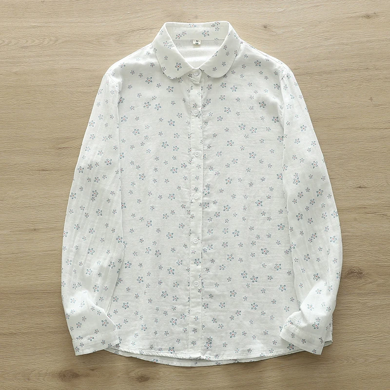 Двухслойные хлопковые топы с орхидеей женская одежда свободные облегающие