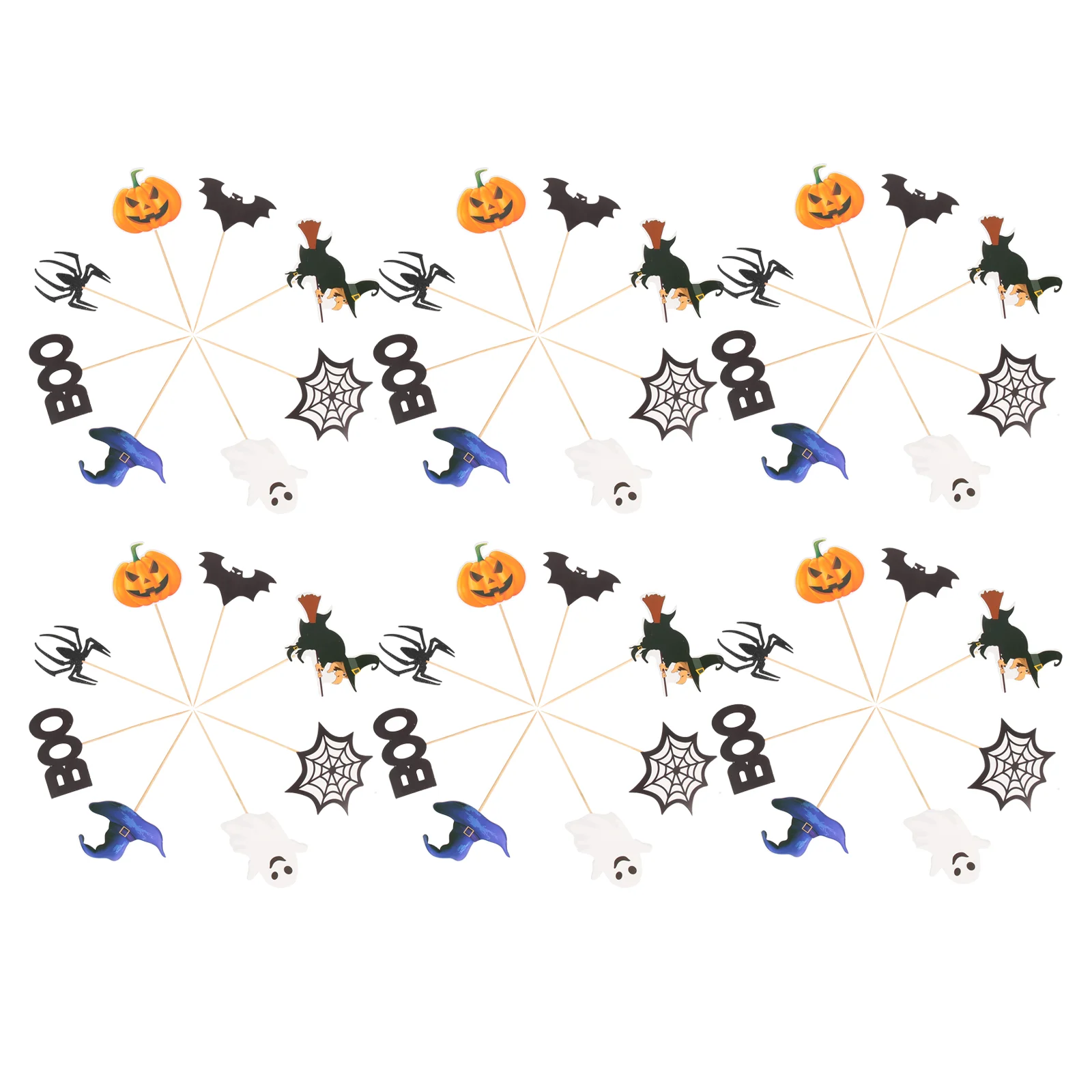

Cupcake Pickstopper Dessert Pumpkin Party Witch Fruit Decoration Decorationsscary Bat Favors Liners Wrappers Appetizer Cocktail