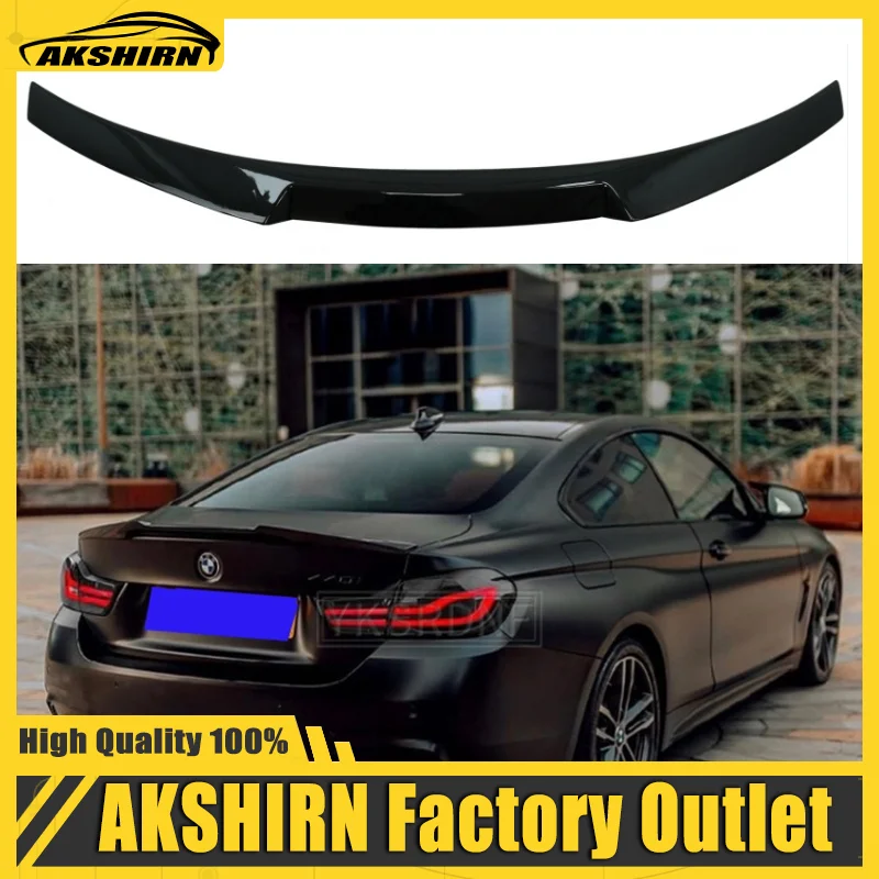 

F32 M4-Style ABS Plastic Rear Wing Lip Spoiler for BMW 4-Series F32 2 Door Coupe 2014-2020 420i 428i 430i