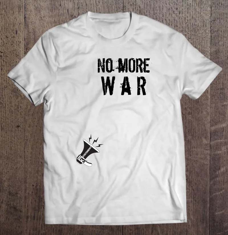 

Футболка с принтом аниме «No More War», «анти-война, мирный протест»