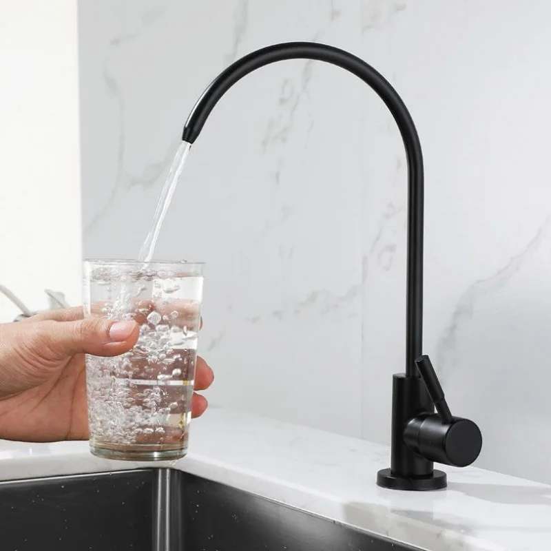 

1/4"Kitchen Faucets Direct Drinking Tap Water Purifier Faucet for Kitchen Sink Drinking Water Anti-Osmosis Purifier tapSUS3