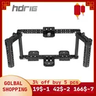 HDRIG универсальная клетка для монитора камеры 7 дюймов с двойными ручками для крепления камеры аксессуары для фотосъемки