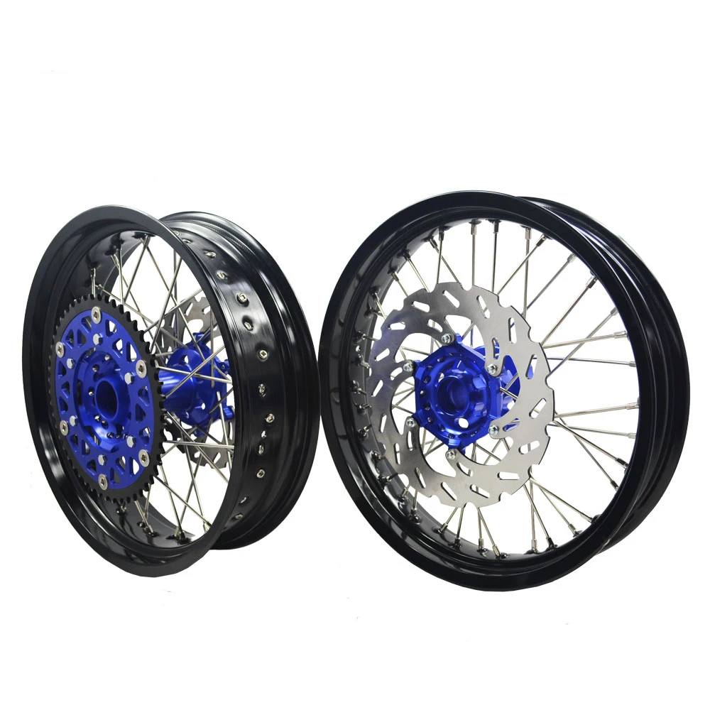 

YZ125 250 Motorcycle Accessories 17 Inch Spoke Wheels Sets