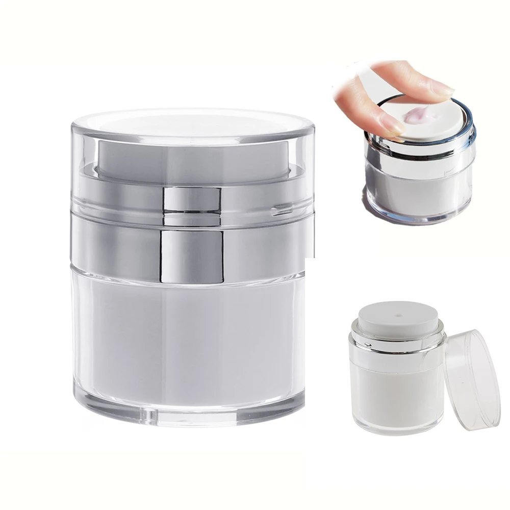 Акриловые Модные вакуумные банки с насосом пустой многоразовый косметический