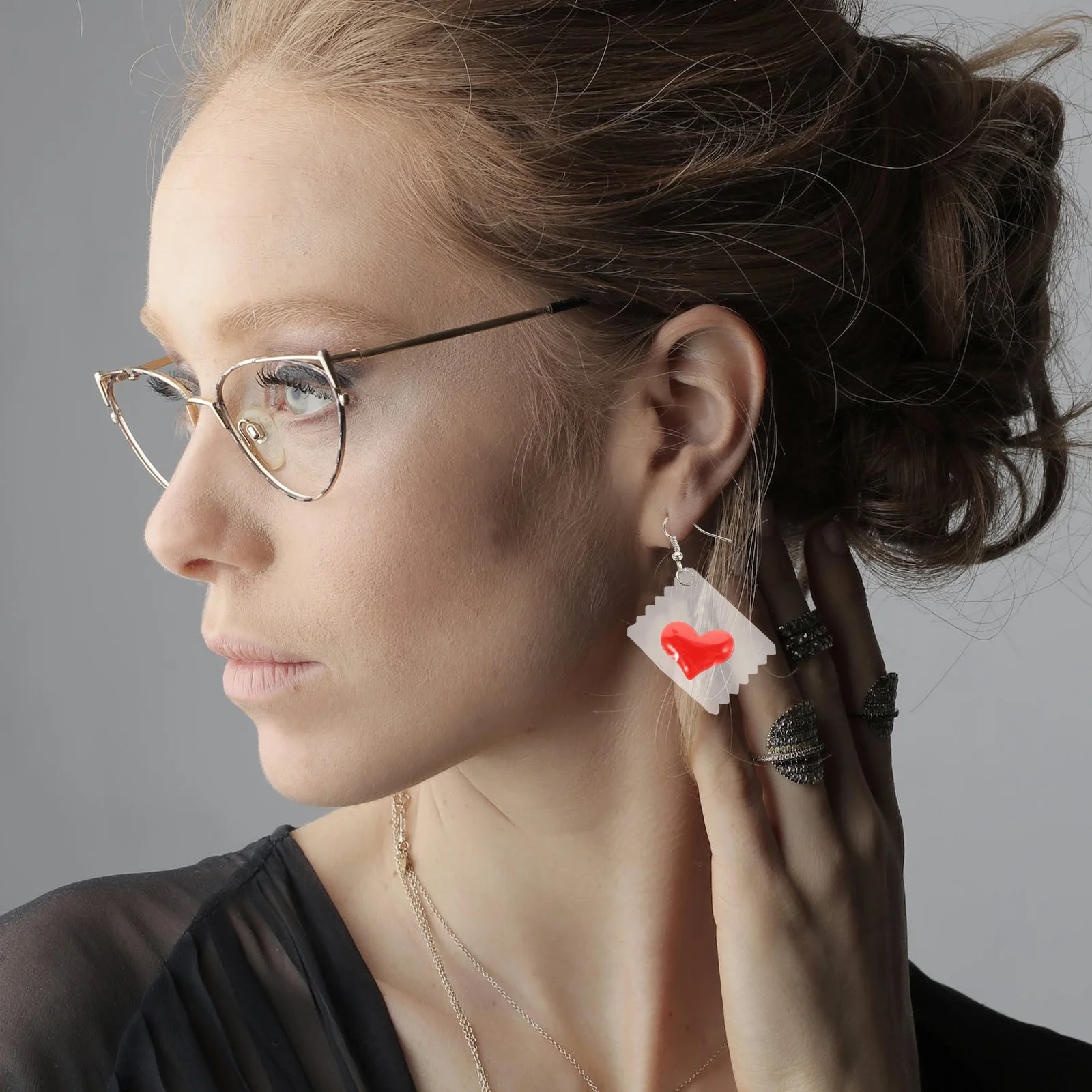 

Pendant Drop Earrings Aesthetic European American Cute Dangle Womens Resin Woman