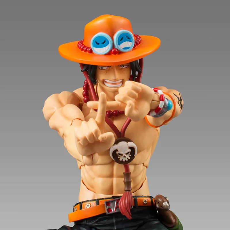 

Bandai Anime One Piece 18cm Bjd Joints Moveable Ace Pvc Action Figure Collection Model Toys Desktop Decoration Birthday Present