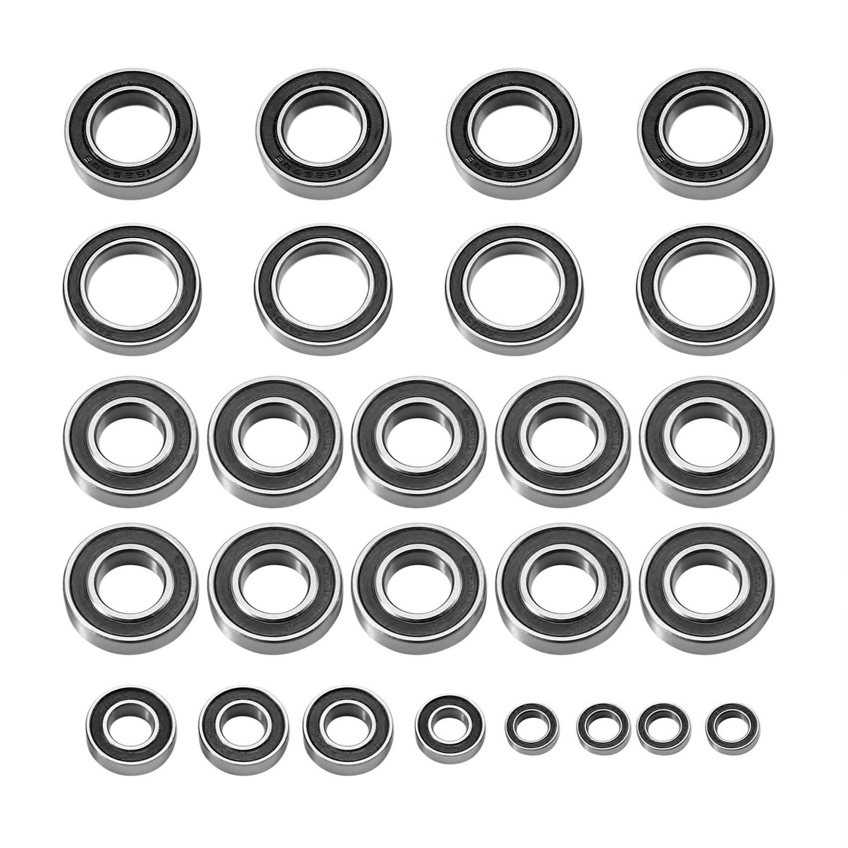 

26pcs Rubber Sealed Steel Ball Bearing Kit for Arrma 1/5 KRATON 8S Outcast 8S RC Car Upgrade Parts Accessories